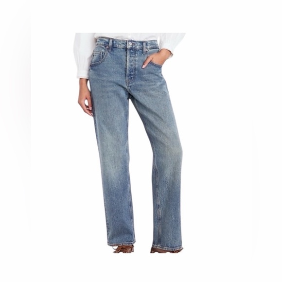 Old Navy Denim - Old Navy Mid-Rise Slouchy Straight Leg Jeans